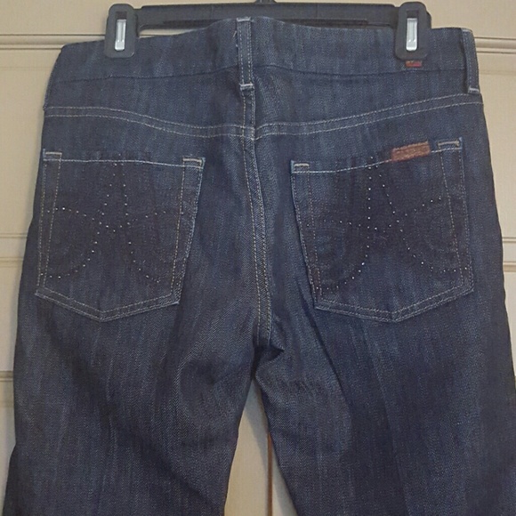 7 For All Mankind A pocket dark denim jeans
