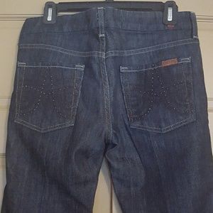 7 For All Mankind A pocket dark denim jeans