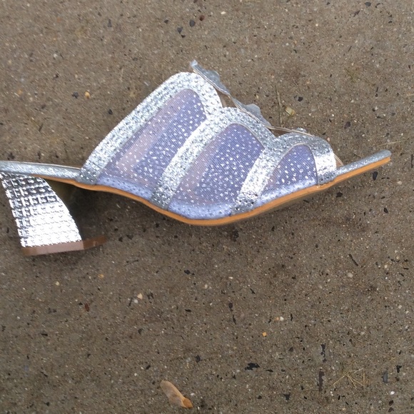 Shoes Women Formal Shoe Slides Silver Poshmark