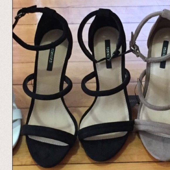 Forever 21 strappy ankle sandals