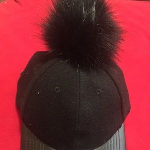 Black baseball cap