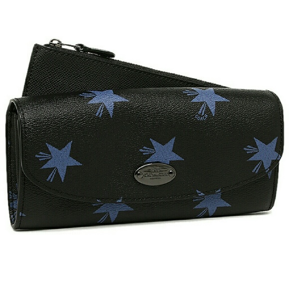 NWT Star Canyon Pop Envelope Wallet- Black Multi