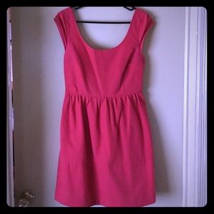 American Eagle red dress with open back