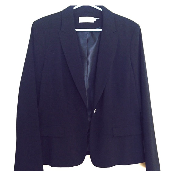 Navy Calvin Klein skirt suit