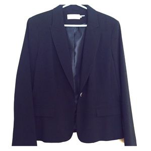 Navy Calvin Klein skirt suit