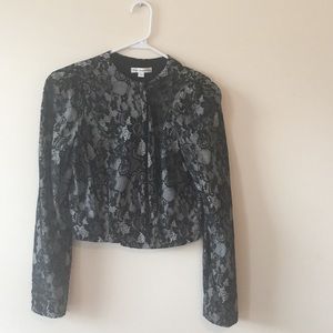 Black lace jacket