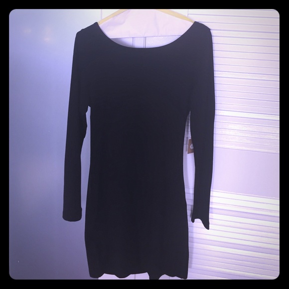 NWT Nightcap open back black dress