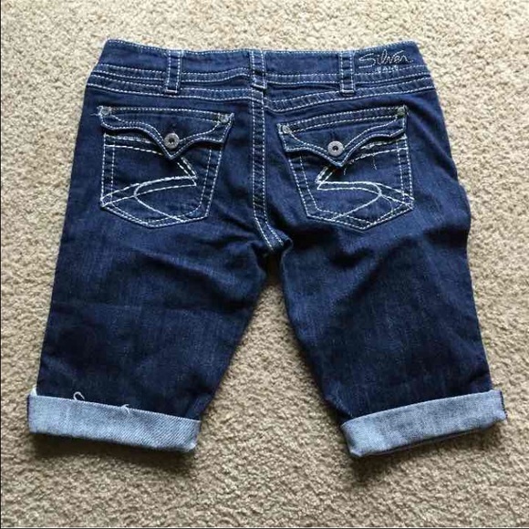 🌷🌷 WOMEN'S SILVER JEAN SHORTS🌷🌷