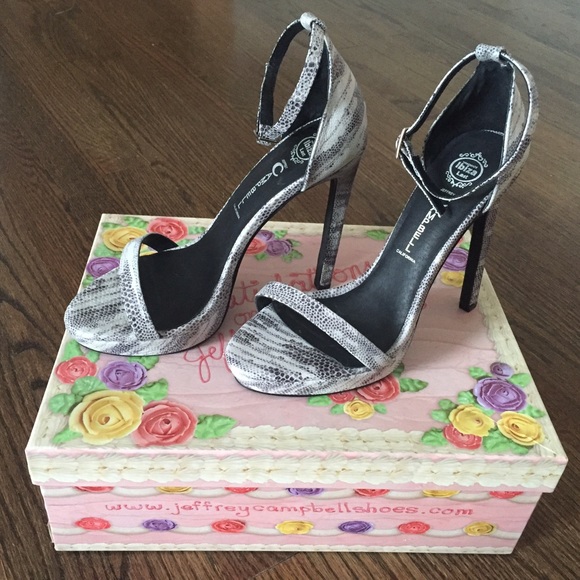 Jeffrey Campbell snakeskin Burke heels - Picture 2 of 4