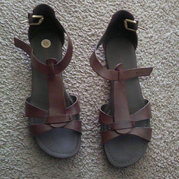 Brown sandals