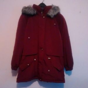 Fur Hooded Coat