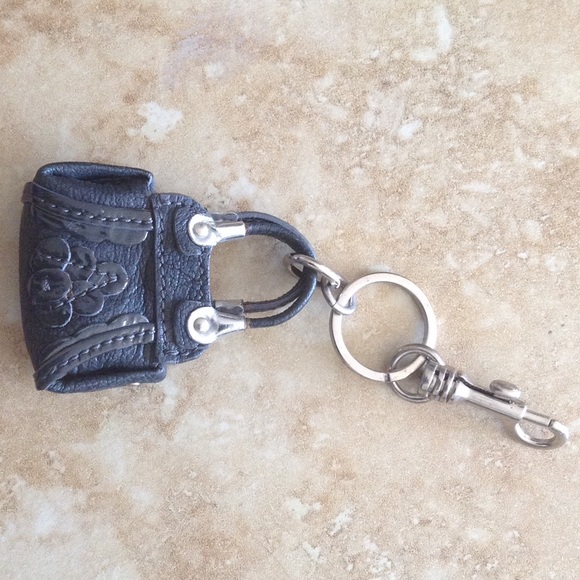 Chloe leather key chain coin purse