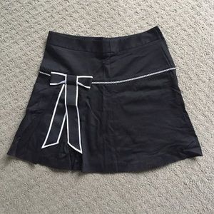 Black a-line skirt, size 2