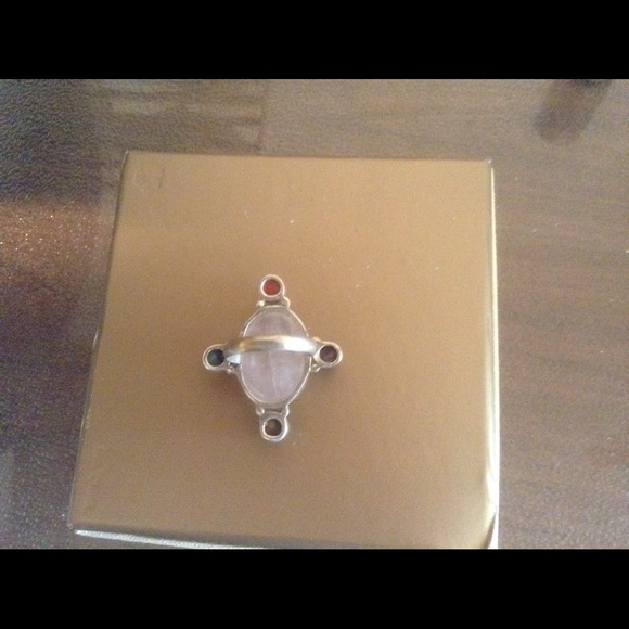 925 Solid Stunning Genuine Gemstone Ring - image 3