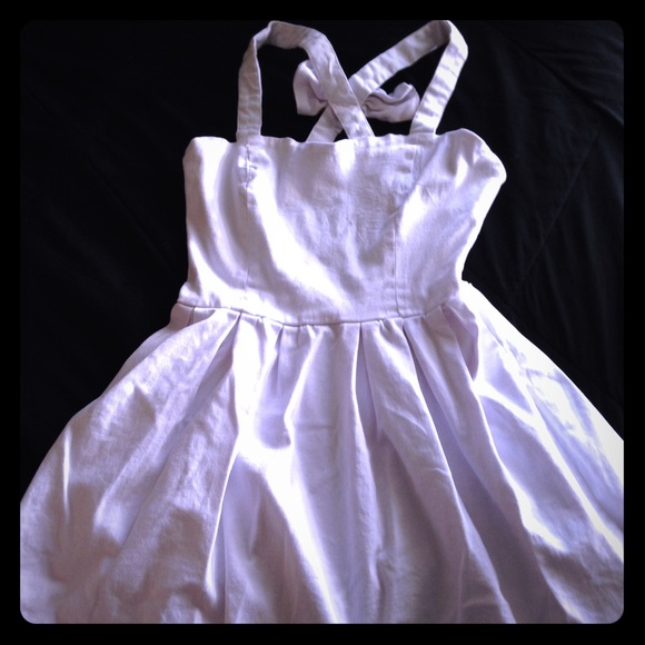 Cute white sundress