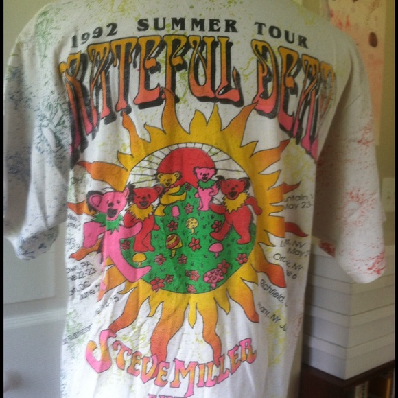 Vintage Tops - Vintage Grateful Dead shirt 1992 Tour