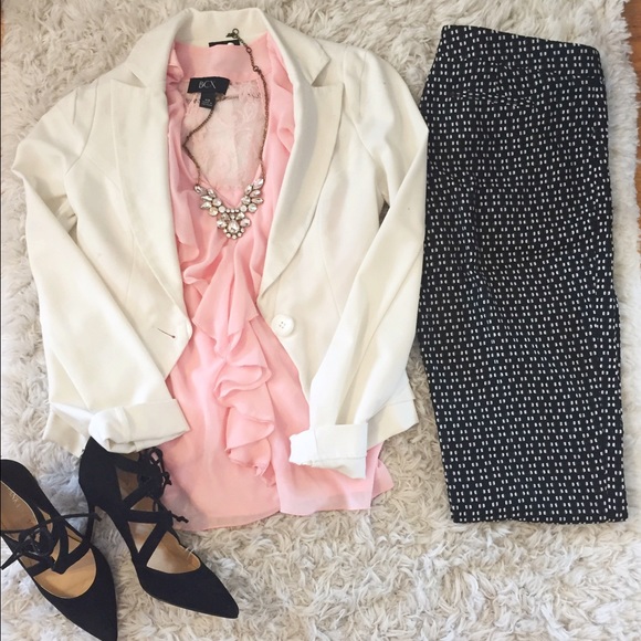 Pink Ruffle Blouse