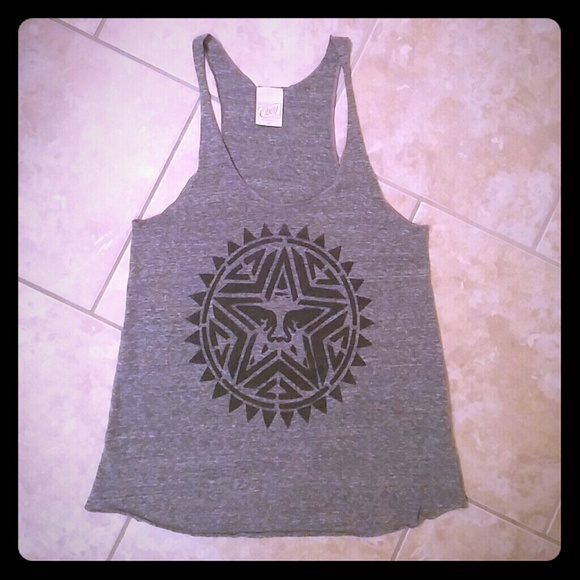 Obey Tops - Marble grey Obey Tank