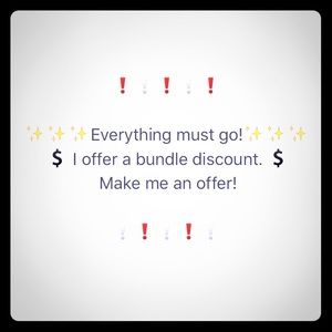 Everything must go!!!