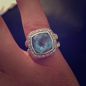 David yurman blue topaz ring