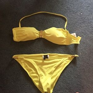 Bcbg maxaria light green bathing suit