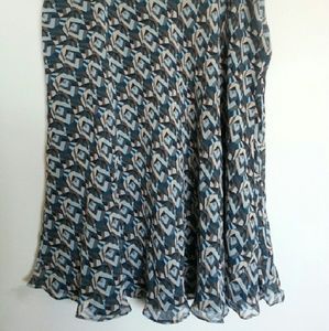 Anne Klein silk skirt