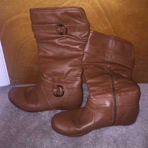 Brown boots