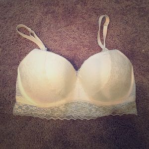 VS pink push up lace bralette. Small (D/DD). NWOT