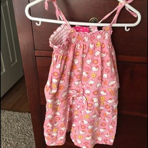 Size 4 girls Hello Kitty Romper