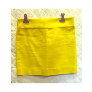 Bright & Fun JCrew Yellow Mini Skirt