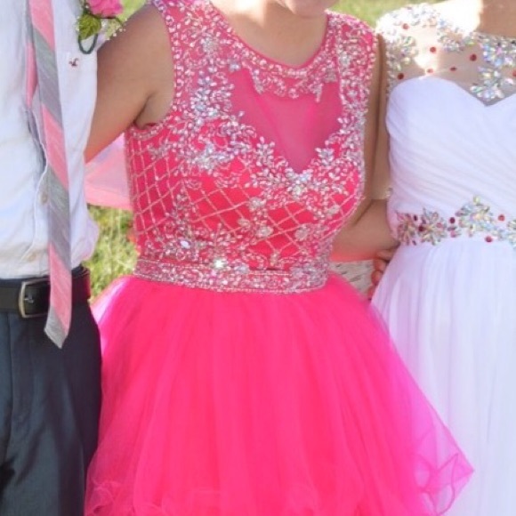 Pink 2- piece homecoming dress