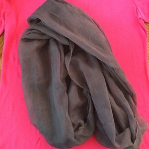Gray infinity scarf