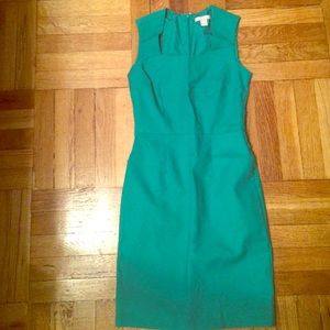Green Professional Work Dress