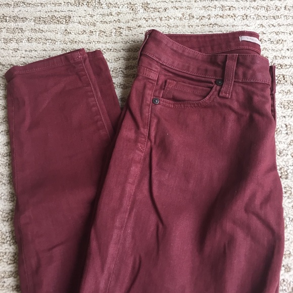Vince rust color coated skinny jeans size 26