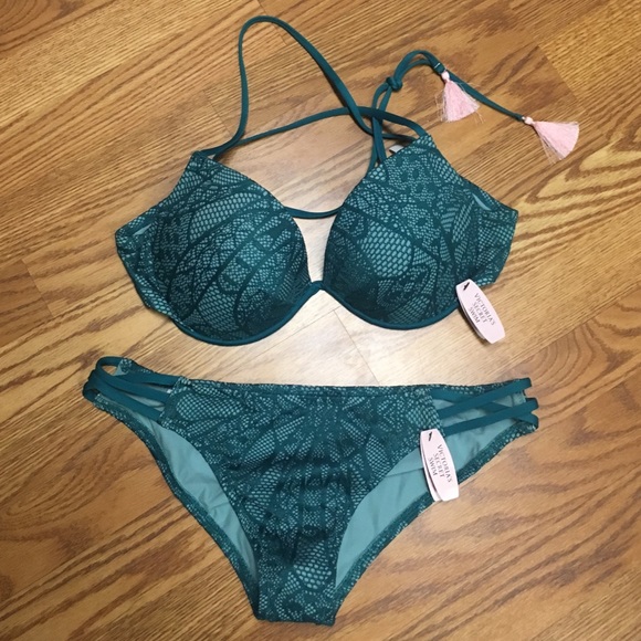 Victoria Secret Teal Swim Suit