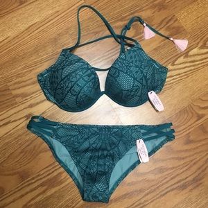 Victoria Secret Teal Swim Suit