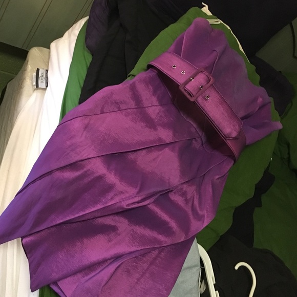 Purple dress by Jessica McClintock