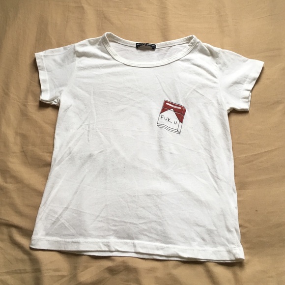 BRANDY MELVILLE FUK U CIGARETTE TOP