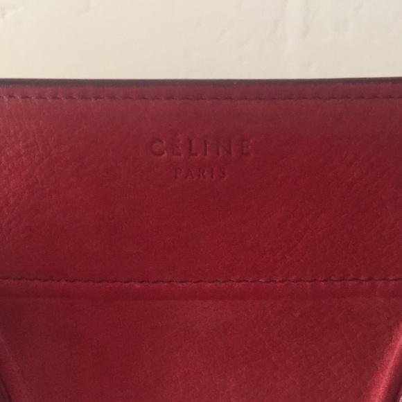 Celine Phantom Red Suede Satchel - Picture 4 of 4