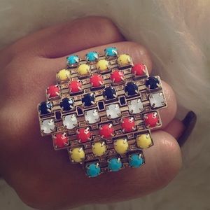 Topshop Hexagon Ring