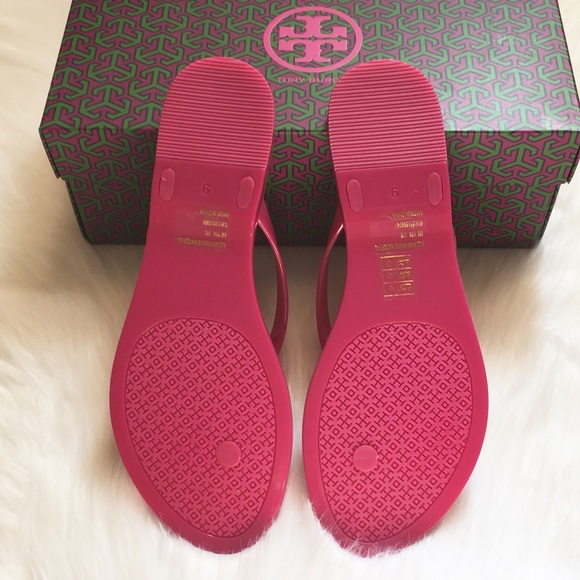 🚫SOLD NEW Tory Burch Jelly Bow Thong Sandals! - Picture 4 of 4