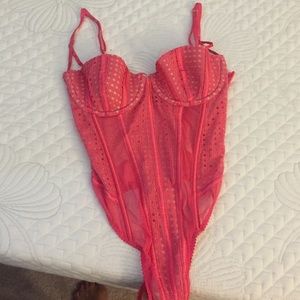 Victoria's Secret Bodysuit Pink Teddy