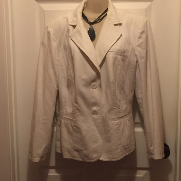 White Cotton Summer Jacket