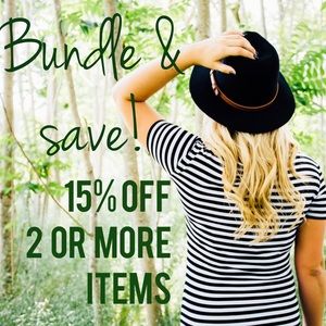 Save on shipping! 15% off two or more items.