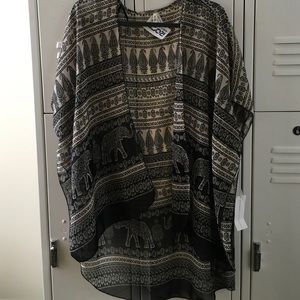 Black & White kimono