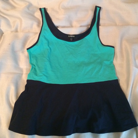 Peplum top from express