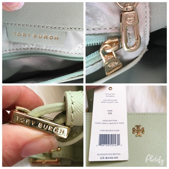 🚫SOLD🎉HP NWT Tory Burch Small York Buckle Tote! - Picture 4 of 4