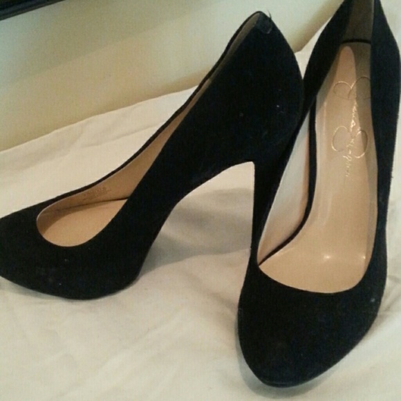 Suede platform