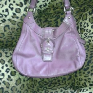 Authentic Leather Coach Satchel