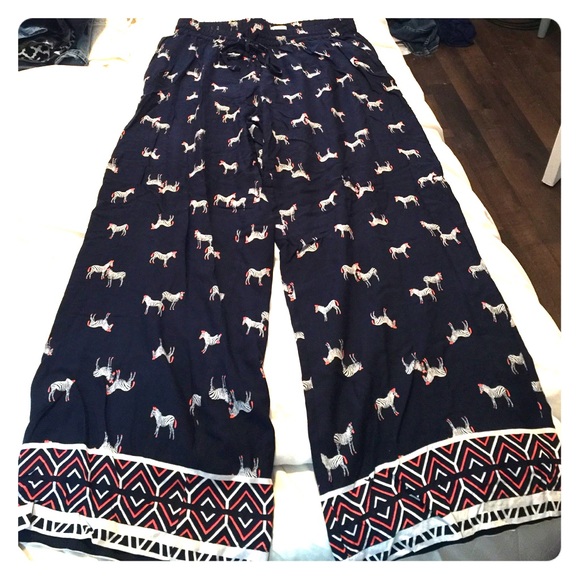 Parachute pant navy blue